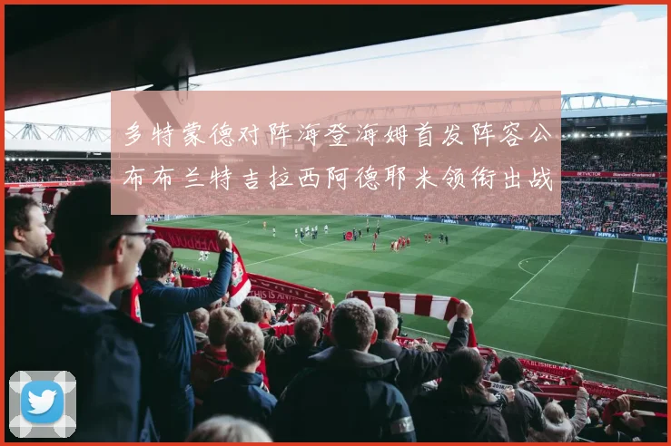 多特蒙德对阵海登海姆首发阵容公布布兰特吉拉西阿德耶米领衔出战
